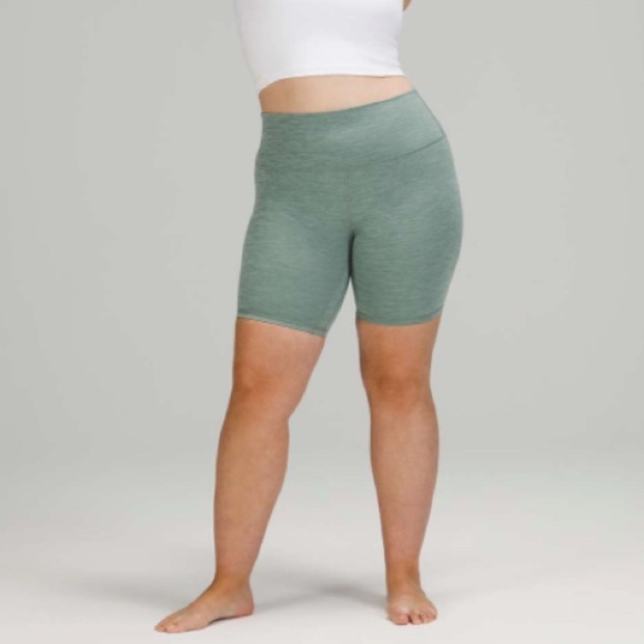 LULULEMON ATHLETICA Align Short 8" in Heathered Tidewater Teal - Picture 1 of 8